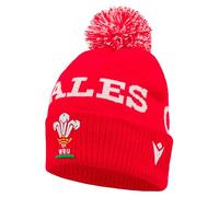 Macron Wales WRU 2024/25 Pom Pom Junior Beanie Red