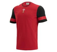 Macron welsh rugby 2021/22 red leisure t-shirt, Blue, S