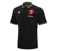 Macron welsh rugby 2021/22 short sleeve away cotton replica shirt