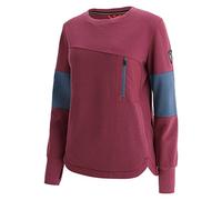 Macron Women's Athleisure Scc Gedda Licht Strtch Swtshrt Lbrd/Lavio Wmn Sweatshirt, Garnet, S, granite, S