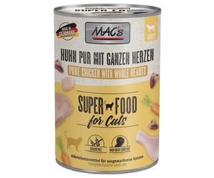 MAC's Cat 6 x 400g - Pure Chicken with Whole Poultry Hearts