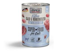 Mac's Cat Food Grain-Free Kitten Veal & Chicken Hearts 6 x 400 g