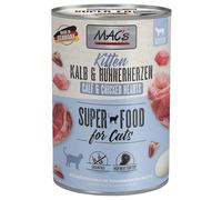 MAC's Cat Kitten, Veal & Chicken Hearts 6 x 400g