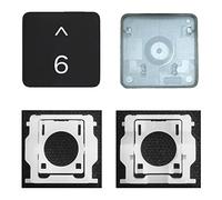 MACSEEJI Replacement Individual Key Cap with Hinge for (M1 M2 M3 M4) MacBook Pro A2141 A2251 A2289 A2338 A2442 A2485 A2779 MacBook Air A2179 A2337 A2681 2021-2024 (6 Key)