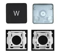 MACSEEJI Replacement Individual Key Cap with Hinge for (M1 M2 M3 M4) MacBook Pro A2141 A2251 A2289 A2338 A2442 A2485 A2779 MacBook Air A2179 A2337 A2681 2021-2024 (W Key)