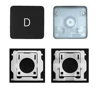 MACSEEJI Replacement Individual Key Cap with Hinge for (M1 M2 M3 M4) MacBook Pro A2141 A2251 A2289 A2338 A2442 A2485 A2779 MacBook Air A2179 A2337 A2681 2021-2024 (D Key)