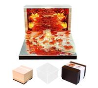 MACTANO 3D Art Calendar Memo Pad 2026, Creative Time Piece Calendar New Maple Tree Rip Away Paper Carving Sticky DIY Note