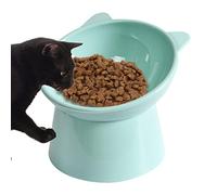 macto Slanted Elevated Dog Bowl, Raised Slanted Dog Bowl Stands, Anti Overturning Slanted Dog Feed Bowl, Non-Spill Dog Kitten Food Dish, For Pet Cat, Puppies, Cats, Dishwasher Safe