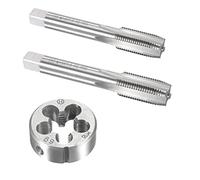Mactoom 16mm x 1.5 HSS Metric Tap and Die Set Right Hand Thread,Tapping DIY Tool 3pcs (M16 x 1.5mm)