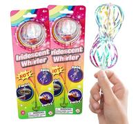 MACULPER Pack of 2 Rainbow Twirlers, Spinners, Magic Rainbow Twirlers for Parties and Leisure Activities