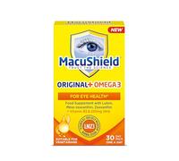 MacuShield Original+ Omega 3-30 day pack, Eye Supplement with Lutein, Meso-Zeaxanthin and Zeaxanthin, and Vitamin B2 which helps Support Normal Vision