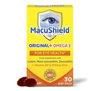 MacuShield Original+ Omega 3 | Eye Supplement with Lutein, Meso-Zeaxanthin and Zeaxanthin, and Vitamin B2 which helps Support Normal Vision, 30-Day Pack