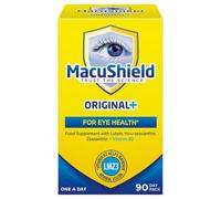 MacuShield Original Plus Capsules - 90-day pack, Eye Health Supplement* with Lutein Zeaxanthin and Meso-Zeaxanthin + Vitamin B2 (Riboflavin) which Helps Support Normal Vision, 90 count (Pack of 1)