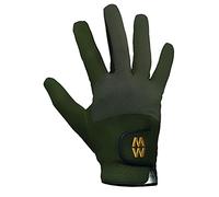 MacWet Mens & Ladies 1 Pair Short Mesh Sports Gloves - Green 7.75