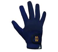 MacWet Mens & Ladies 1 Pair Short Mesh Sports Gloves - Navy 9.5