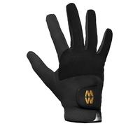 MacWet Mens & Ladies 1 Pair Short Mesh Sports Gloves - Black 8.5
