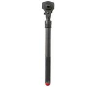 MacWork 1/2in.& 3/8in Dual Head Ratchet Handle -Telescopic Black Ratchet Spanner with Hammer Function
