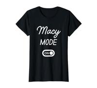 Macy Mode On Name Value Graphic T-Shirt, Women, Black, L
