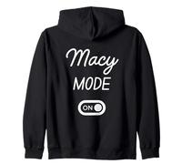 Macy Mode On Name Zip Hoodie