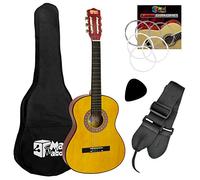Mad About CLG1-14-PACK Children's Classical Spanish Guitar Kids Pack 1/4 Size - Natural - Now with 6 Months Free Lessons Included