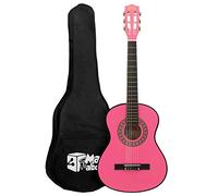 Mad About MA-CG03 Classical Guitar, 3/4 Size Pink Classic Guitar - Colourful Spanish Guitar with Carry Bag, Strap, Pick and Spare Strings
