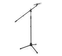 Mad About MA-MCA01 Black Height-adjustable Microphone Boom Stand - Supplied with Universal Mic Clip