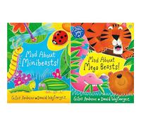 Mad About Minibeasts! & Mad About Mega Beasts!: A Fun Collection by Giles Andreae & David Wojtowycz, Featuring Rhymes and Colorful Illustrations of Fascinating Small and Large Creatures