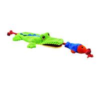 Mad About Pets Cordy Catcher Croc, Plush Dog Toy