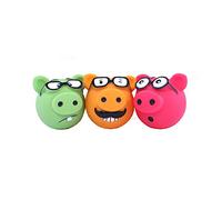 Mad About Pets Piggles Squeaky Vinyl Dog Toys Strong Fun Interactive 640g