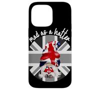 Mad as a Hatter Union Jack British Gnome London Graphic Case for iPhone 14 Pro Max