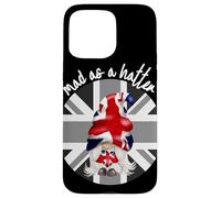 Mad as a Hatter Union Jack British Gnome London Graphic Case for iPhone 15 Pro Max