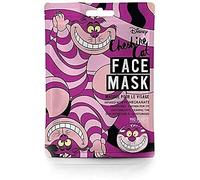 MAD BEAUTY DISNEY Alice in Wonderland Cheshire Cat Face Masks Set, Pomegranate Infused Sheet Masks with Antioxidants, Refreshes, Softens, Moisturizes