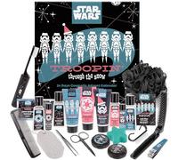 MAD Beauty Disney Star Wars Advent Calendar for Men with 24 Cosmetic Products, Wellness for Men, with Shower Gel, Shampoo, Soap, Comb, Christmas Calendar Beauty in Stormtrooper Design