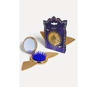 Mad Beauty Golden Snitch Pop-Out Hairbrush with Mirror in Gold