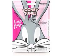 MAD BEAUTY Looney Tunes Bugs Bunny Face Masks Set, Strawberry Sheet Masks, Anti-Inflammatory, Anti-Aging, Skin Brightening, Nourishing