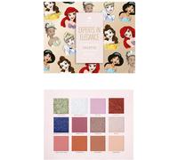 Pure Princess Eyeshadow (Mixed) MAD BEAUTY Disney Pure Princess Twelve Shade Palette With Mirror, Self-Care Cosmetic Gift, Belle, Ariel, Tiana, Cinderella, Jasmine