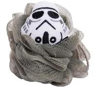 MAD Beauty Star Wars Stormtrooper Body Puff Unisex Bath Accessory | Grey Sponge Gift for Adult Star Wars Fans