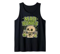 Mad Bones Lab Skeleton Pumpkin Tank Top