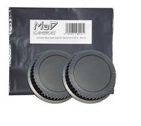 MaD Camera - 2x Rear Lens Caps - Dust Protection for Canon EOS EF-S Mount Lens - Compatible with Canon