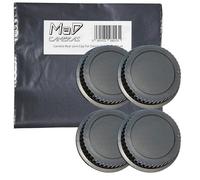 MaD Camera - 4x Rear Lens Caps - Dust Protection for Canon EOS EF-S Mount Lens - Compatible with Canon