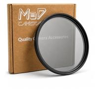 MaD Camera - 55mm CPL Circular Polarizing Camera Filter - Colour Saturation & Contrast Enhancement - Premium Camera Lens Filter for DSLRs