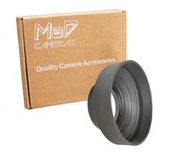 MaD Cameras 58mm Collapsible Rubber Lens Hood Ideal For Canon DSLR Cameras - Screw On - Circular