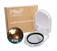 MaD Camera - 62mm 6-Point Star Filter - Adds Sparkle to Lights for Nightscapes - Premium Camera Lens Filter for DSLRs