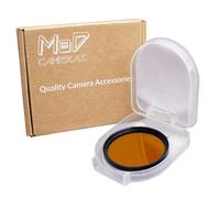 MaD Cameras 52mm Orange Colour Correction Camera Lens Filter - Reduces Glare, Enhances Contrast & Depth for DSLR & Mirrorless Cameras - Orange 52mm