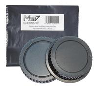 MaD Cameras SET Body Cap + Rear Lens Cap for Canon EOS EF/EF-S Mount Camera such as 1100D 1200D 1300D 2000D 4000D 250D 850D etc.