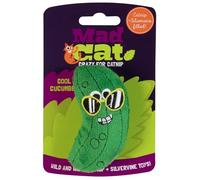 Mad Cat Cool Cucumber Cat Toy, .04 LB, Green / Black