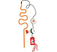 Mad Cat Sushi Swatter Wand Catnip & Silvervine Cat Toy