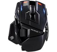 MAD CATZ M.M.O. 7+ Wired & Wireless MMO Gaming Mouse - 21 Programmable Inputs + 5D Button + Shift Mode x2 + 5 Profiles + PixArt 3395 Sensor 26,000 DPI - Ergonomic Right Handed (M.M.O. 7+ Wireless)