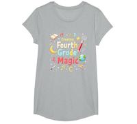 MAD Creating Fourth Grade Magic T-Shirt, Girls, Heather Grey, Medium
