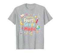 MAD Creating Fourth Grade Magic T-Shirt, Men, Heather Grey, S